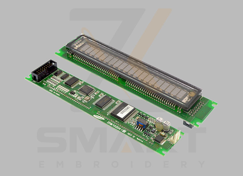 20M102DA1 Darbības galvas rakstzīmes VFD Izmantotās displeja ekrāna punkta matricas displeja modulis 5VDC Power Parallel Serial Interface