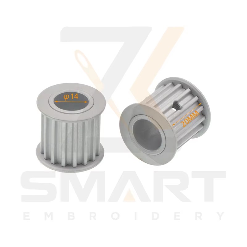 Tajima SWF Ķīnas apšuvuma mašīnas daļas Pulley T5 16 Zobi D05-T5-D14-T16-W20