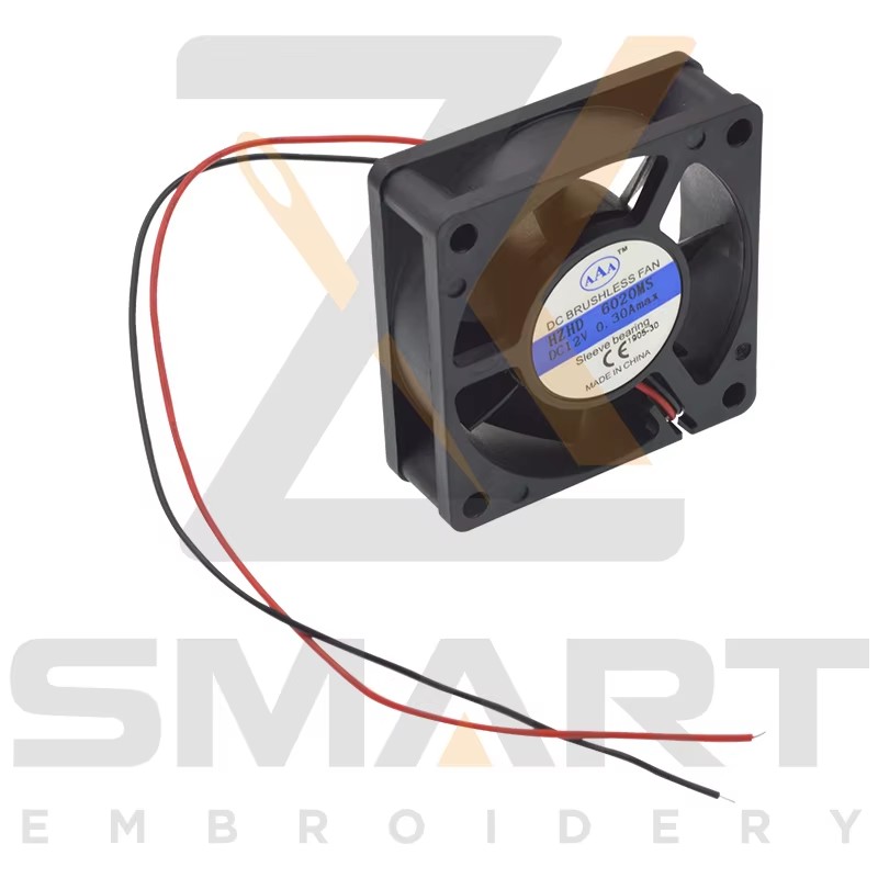 Dzesēšanas ventilators 60*60*20 12 Volts Tajima SWF Ķīnas apšuvuma mašīnas daļas EDH06-60*60*20-12V