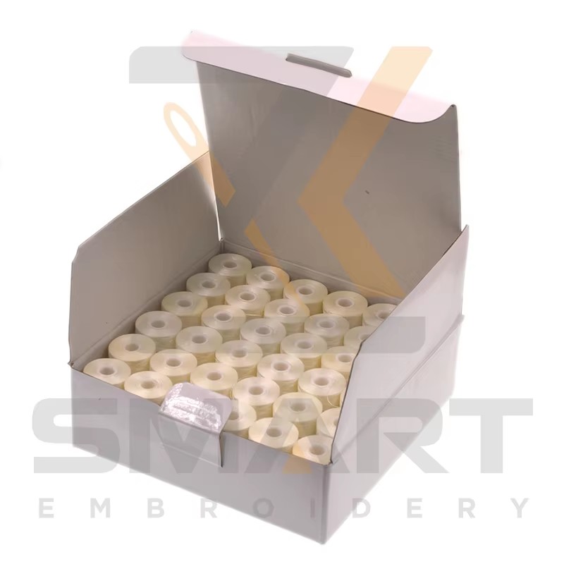 144 gab. L izmērs Baltā krāsa Pre-sāpju Bobbins Embroidery Machine Parts R06-75D/2W-L