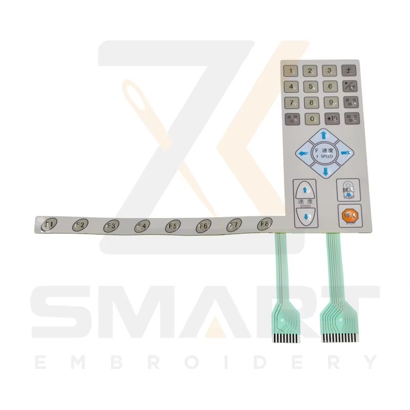 SWF Embroidery Machine Parts Keypad Kontroles panelis Membrānas tastatūra D G