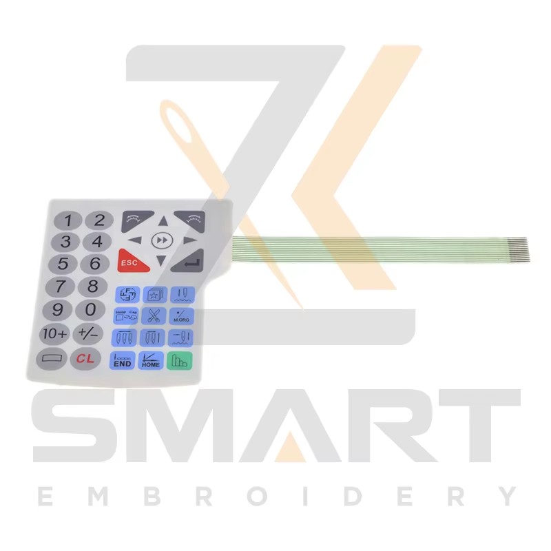 Oriģinālā Ricoma Keypad 03150210ER ķīniešu apšuvuma mašīnas daļas E17-KP01