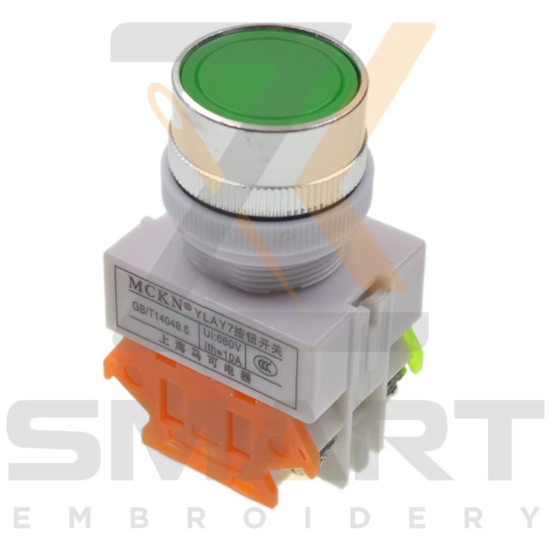 Button Switch Green Red YLAY7 Embroidery Machine daļas EDH06-YLAY7